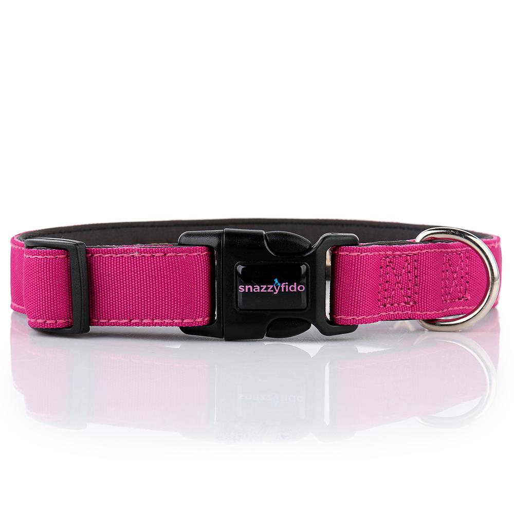 Deluxe Bamboo & Soft Padded Fleece - Personalized Dog Collar – Snazzy Fido